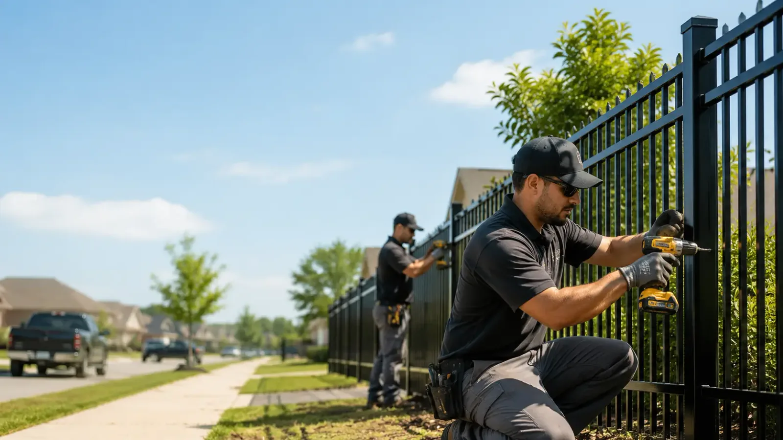 Metal Fence Installation in Milford, TX